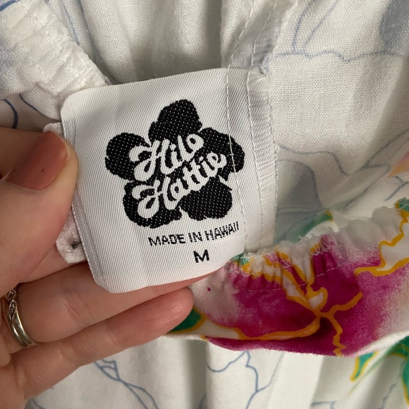 Vintage Mumu Hawaiian Floral Print Sundress - Picture 6 of 6